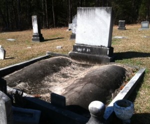 I'm at a loss as to why they were buried this way.