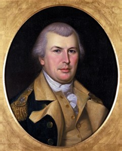 Portrait of Nathanael Greene by Charles Wilson Peale in 1783, just a few years before he died. 