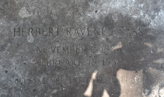 Herbert Ravenel Sass was a man of many talents. His grandson, Herbert Ravenel Sass III, was elected a county councilman in Charleston in 2011.