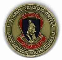 This is an example of a challenge coin. President Barack Obama placed challenge coins on the memorials of the soldiers killed in the Fort Hood shooting.