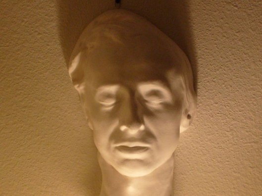 Chopin was only 39 when he died of tuberculosis. Chopin's death mask , courtesy of the Jack Gibbons Collection.