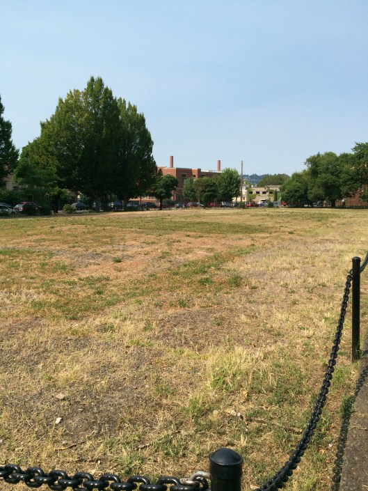 This empty lot once held the graves of Chinese immigrants and mental hospital patients. Plans are in the works for a memorial garden to be constructed to remember them.