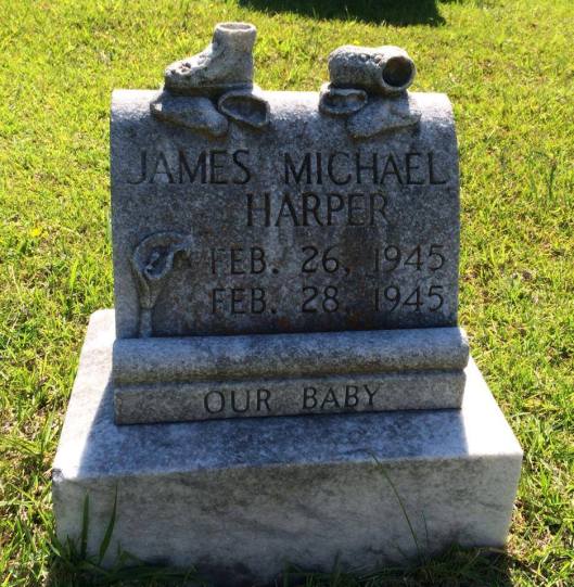 James Michael Harper only lived two days. Like Brenda Starr, the cause of his death remains a mystery.
