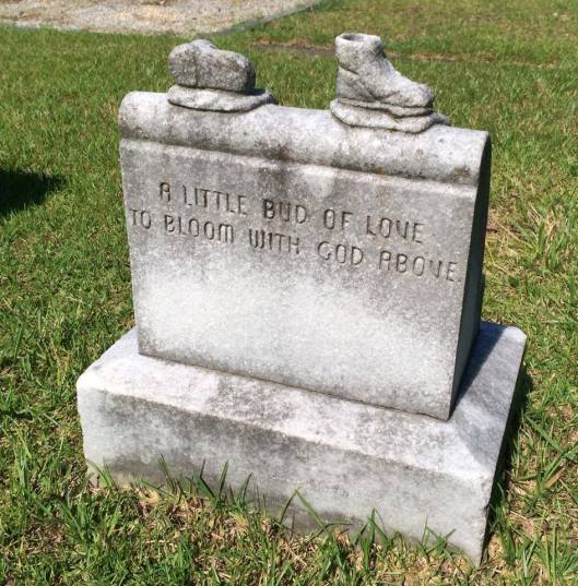 The inscription on the back makes this little boy's death all the more poignant.