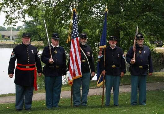 Gentlemen of the Sons of Union Veterans of the Civil War, General William T. Sherman Camp #93. Photo courtesy of their Facebook page. 