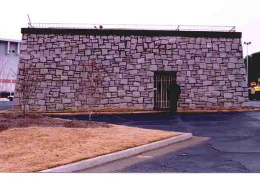 I found this picture of the Crowley Mausoleum when it was in the Avondale Mall parking lot. Many people have told me they remember it well when they lived in that area.