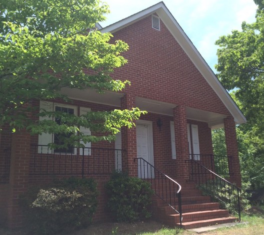 This is the fourth building that's housed Ebenezer Primitive Baptist Church. As per their religion, the building is simple with no cross or steeple to draw attention to it.