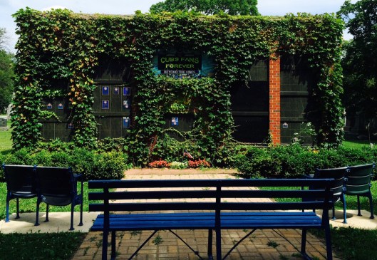 Established in 2009, the Cubs Fans Forever interment wall offers baseball fans a unique final resting place.
