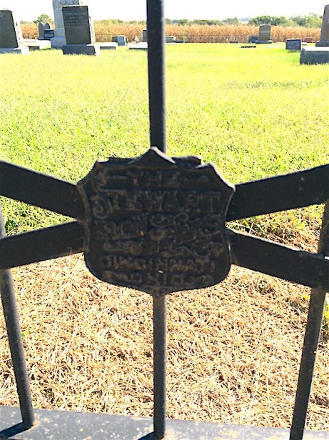 It's a safe bet that if you're in an old cemetery, odds are you'll find Stewart Iron Works fencing somewhere.