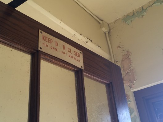 Obviously, nobody was abiding by the sign any longer.