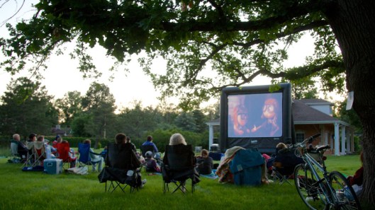 Fairmount Cemetery recently added movie nights to their event schedule. They were hosting a screening of 