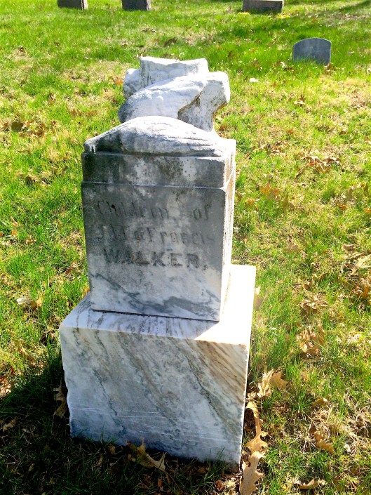 Of the three Walker children, Eddie lived the longest. He died at the age of nine.